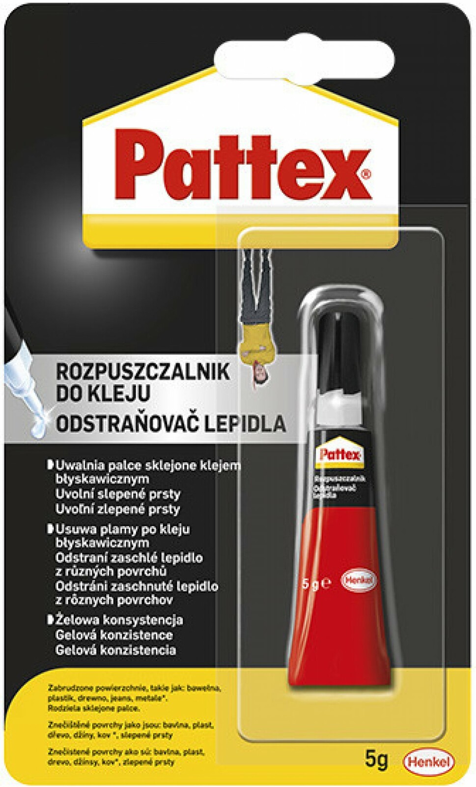 Pattex - odstraňovač lepidla SUPER ATTAK, 5g