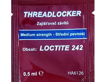 Loctite 242 - 0,5 ml, strednepevnostný 