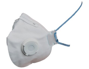 Filtračná polomaska CXS SPIRO P2, HY8222, skládací s ventilkem