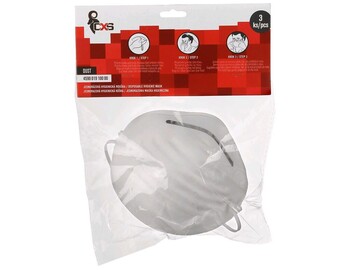 Rúško CXS DUST, balení po 3 ks
