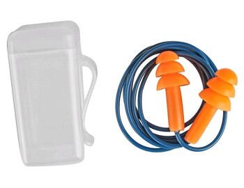 Zátkové chrániče sluchu CXS CortiX EP-06TC, lanko + pouzdro