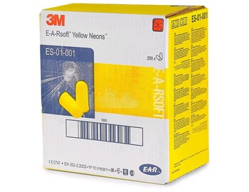 Zátkové chrániče sluchu 3M E-A-R SOFT NEON, bal. 250 páru