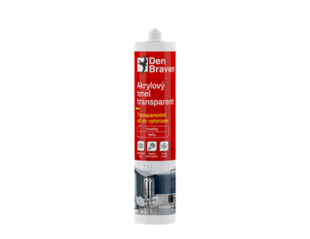 Akrylový tmel transparent 280 ml kartuša transparentná