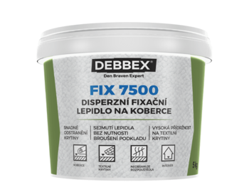 Disperzné fixačné lepidlo na koberce FIX 7500