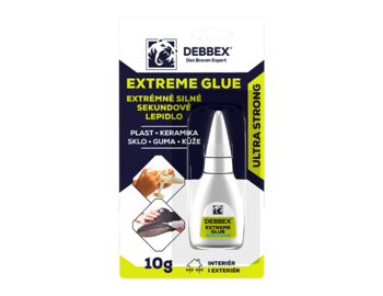 Extrémne silné sekundové lepidlo EXTREME GLUE Extrémne silné sekundové lepidlo EXTREME GLUE