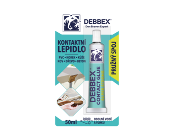 Kontaktné lepidlo 50 ml tuba v blistri nažltlá Kontaktné lepidlo 50 ml tuba v blistri nažltlá