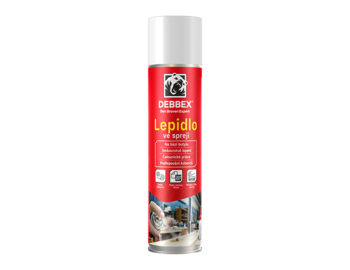 STRONG Lepidlo v spreji 400 ml + 100 ml ZDARMA aerosólový sprej transparentná STRONG Lepidlo v spreji 400 ml + 100 ml ZDARMA aerosólový sprej transparentná