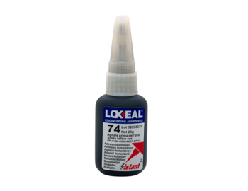 Loxeal ISTANT 74 - 20 g, pro kov a gumu