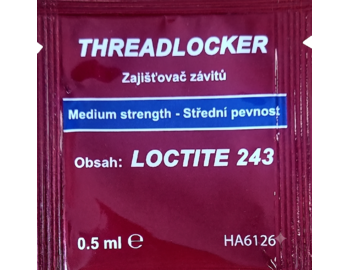 Loctite 243 - 0,5 ml, strednepevnostný