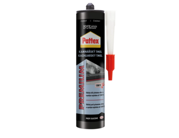Pattex Kachliarsky tmel - 280 ml, čierny