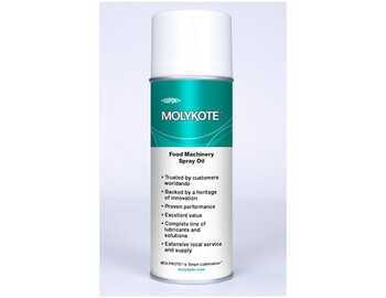Molykote Food Machinery Spray Oil - 400 ml Molykote Food Machinery Spray Oil - 400 ml
