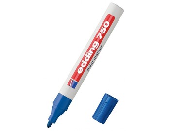 Lakový popisovač Edding 750 modrý Lakový popisovač Edding 750 modrý