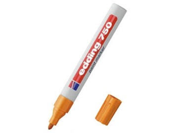 Lakový popisovač Edding 750 oranžový Lakový popisovač Edding 750 oranžový