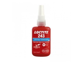 Loctite 243 - 50ml, strednepevnostný zaisťovač závitov 