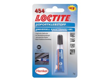 Loctite  454 - 3 g, sekundové lepidlo 