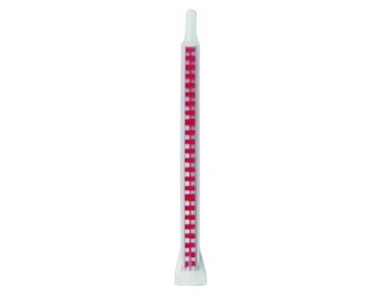 Statická miešačka štvorcová, na 2K epoxidovú živicu, PUR 50ml super krátka 7,4 cm