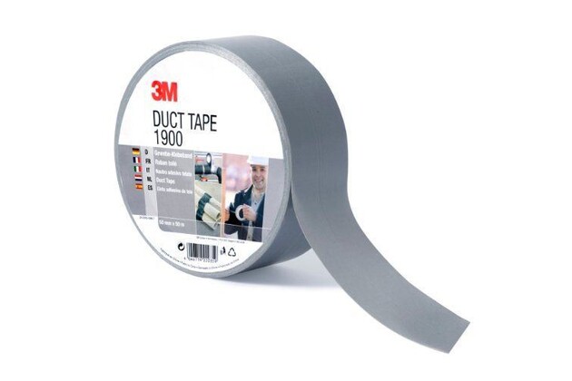 3M Duct Tape univerzálna textilná páska 1900, strieborná, 50 mm x 50 m