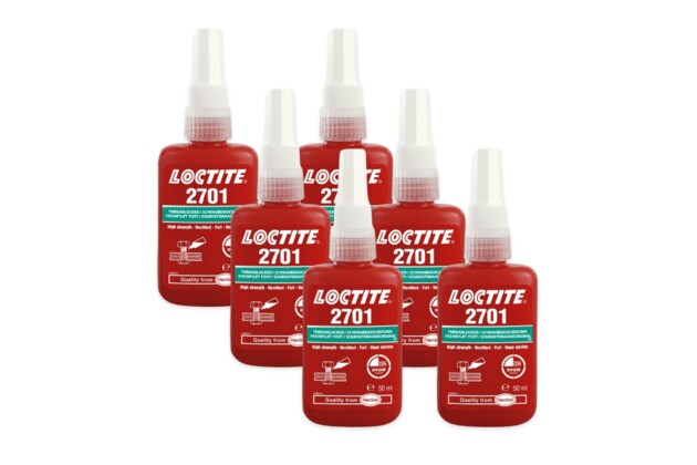 6 x Loctite 2701 - 50 ml