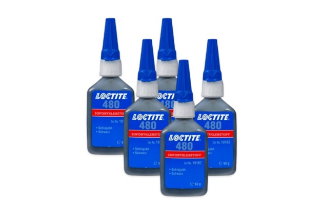 5 x Loctite 480 - 20 g