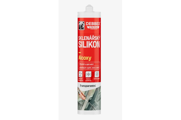 Sklenársky silikón (ALCOXY) - 280 ml, transparentný