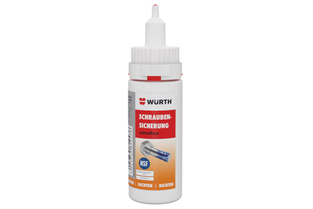 Würth poistenie skrutiek - 50 g, stredná pevnosť