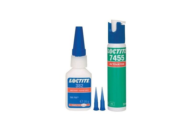 Loctite 382 TAK PAK + Loctite SF 7455 - sada