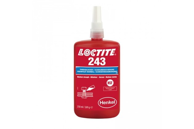 Loctite  243 - 250 ml, strednepevnostný