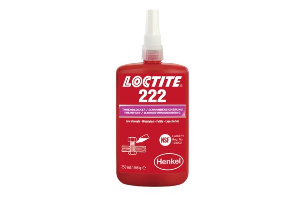 Loctite 222 - 250 ml, nízkopevnostné