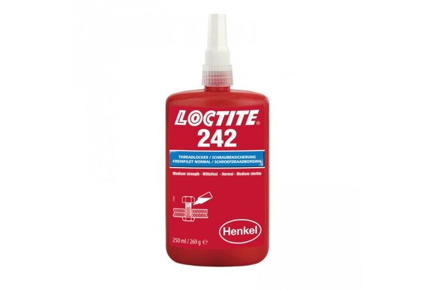 Loctite 242 - 250 ml, strednepevnostné