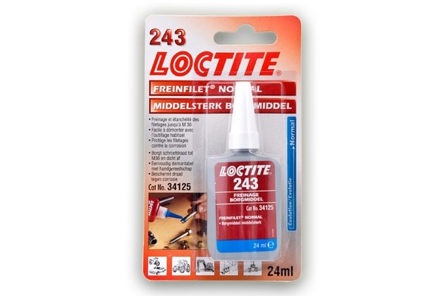 Loctite 243 - 24 ml, strednepevnostný