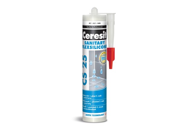 CERESIT CS25 SANITÁRNY SILIKÓN - 280ml