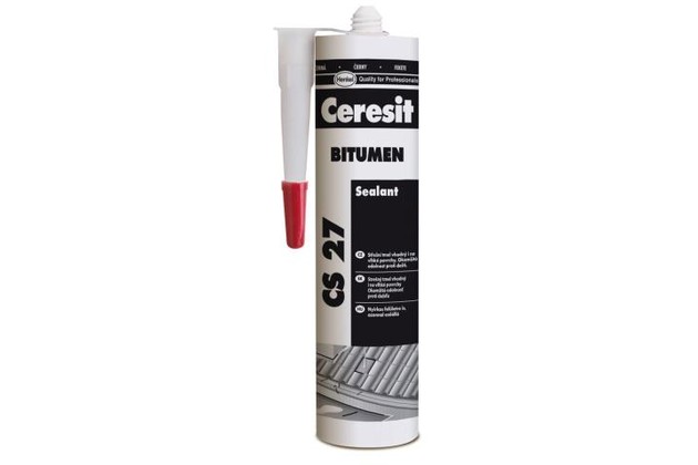 CERESIT CS27 STREŠNÝ TMEL/BITUMEN BLACK 300ML